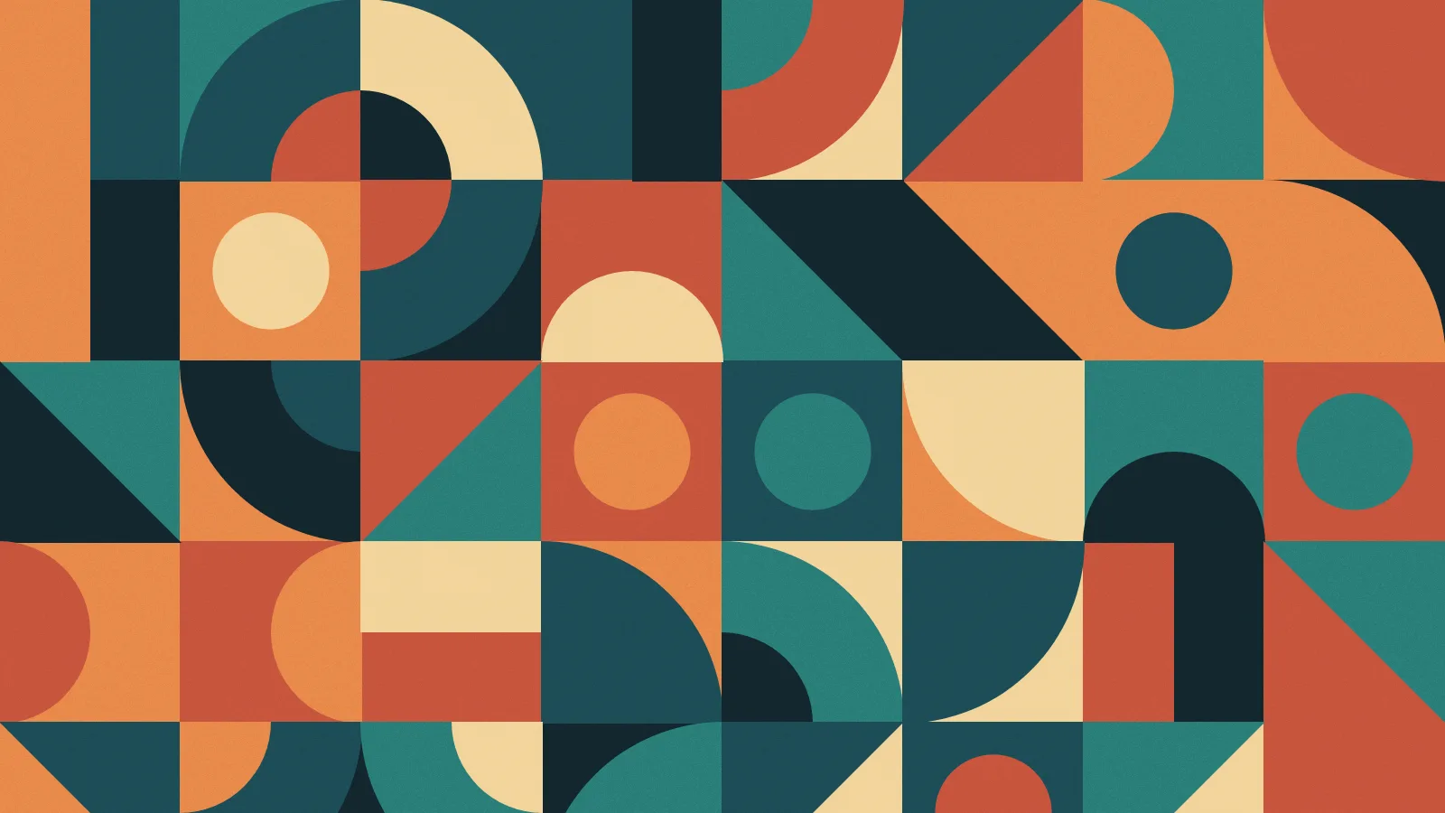 Papel de parede: geometria, ladrilhos, na paleta terracota, 1920 × 1080