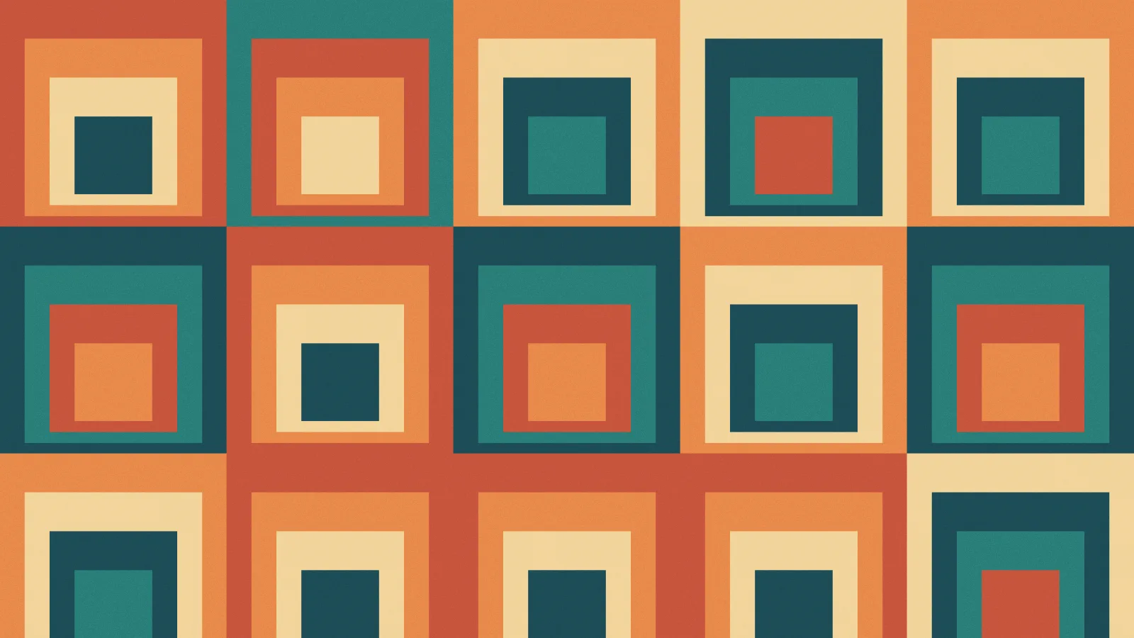 Papel de parede: geometria, quadrados, na paleta terracota, 1920 × 1080