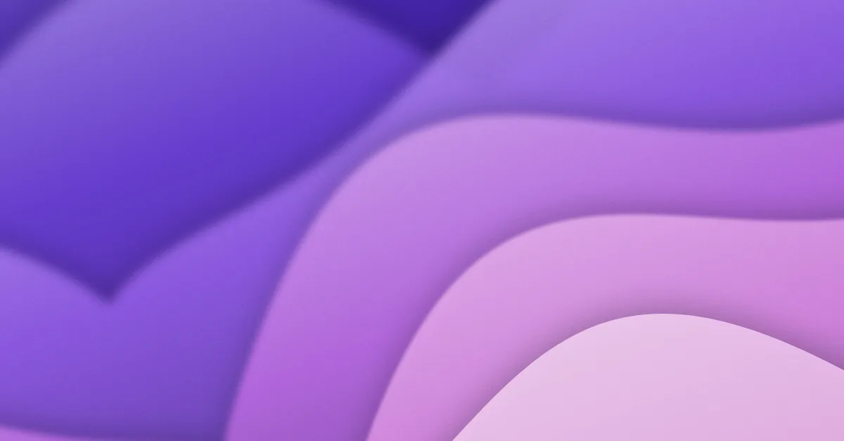 Fundo para LinkedIn (post com imagem): desfoque, véus, na paleta violeta, 1200 × 627