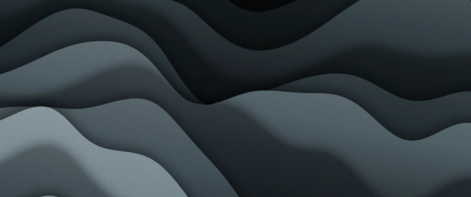 Papel de parede: dobras, marés, na paleta grafite, 3440 × 1440